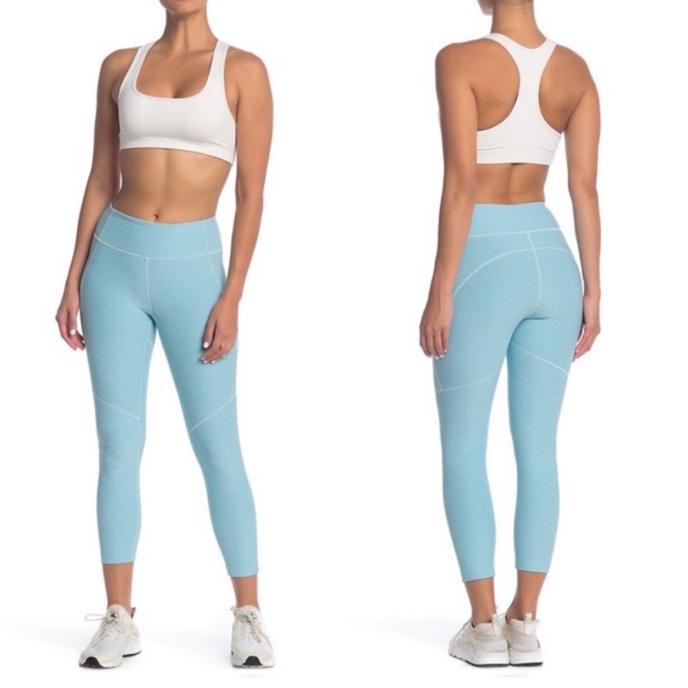 Outdoor Voices Warm Up 7/8 Leggings in Pool Blue